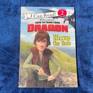 Dreamworks How to Train Your Dragon Book with Red and Green Cover
